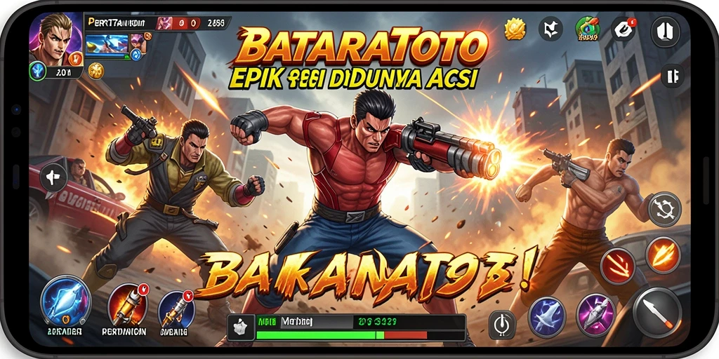 Gameplay seru BATARATOTO dengan pertarungan yang mendebarkan.