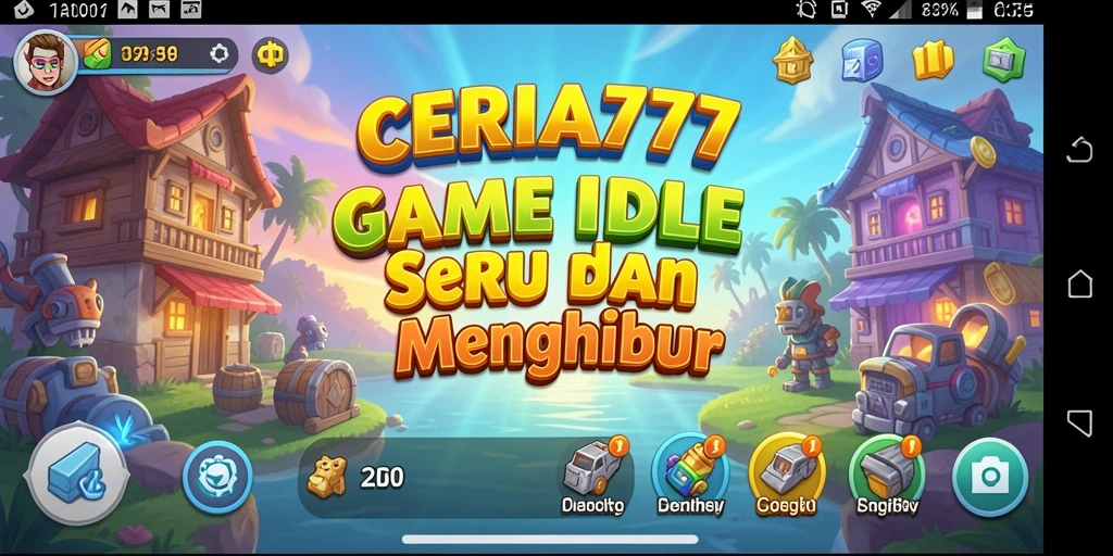 Screenshot utama CERIA777 menampilkan gameplay yang seru dan interaktif.