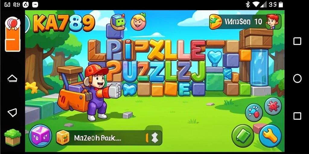Tampilan screenshot KA789 menampilkan gameplay Puzzle yang seru dan menantang.