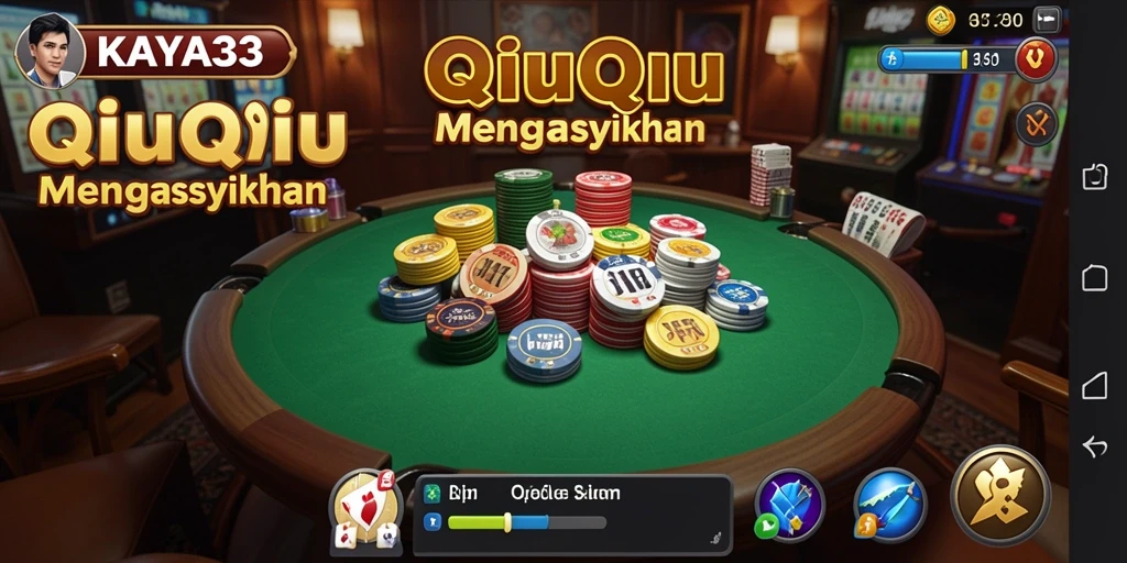 Tampilan gameplay QiuQiu yang seru di KAYA33.