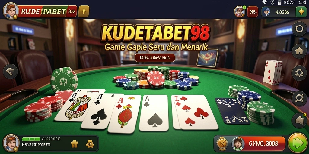 Tampilan gameplay KUDETABET98 yang memikat saat bermain Gaple.