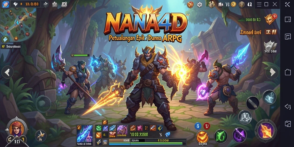 Tampilan menarik dari gameplay NANA4D yang seru dan menantang.