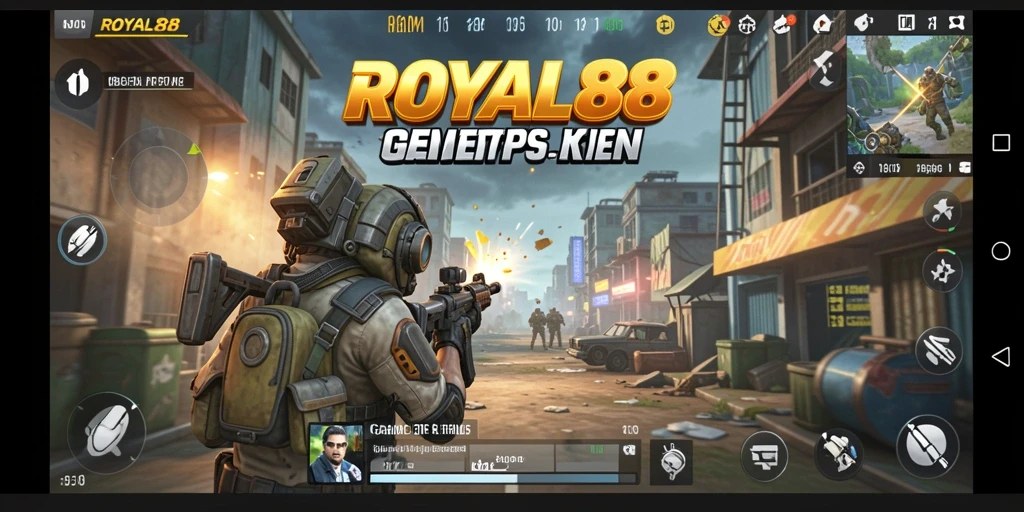 Tampilan seru gameplay TPS ROYAL88 yang mendebarkan.