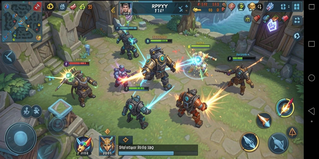Screenshot gameplay RPYYY yang menampilkan strategi aksi mendebarkan.