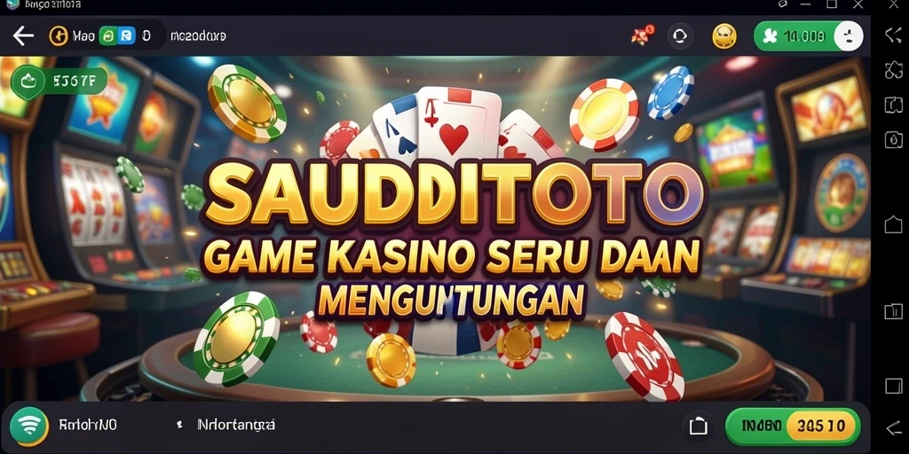 Screenshot dari gameplay seru di SAUDITOTO, aplikasi Kasino terbaik.