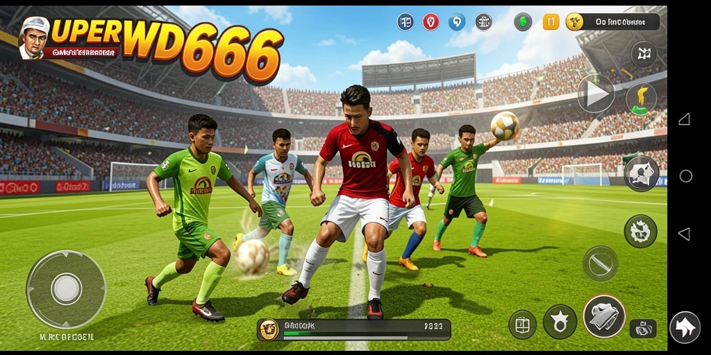 Tangkapan layar dari gameplay SUPERWD666 yang menegangkan dan menghibur.